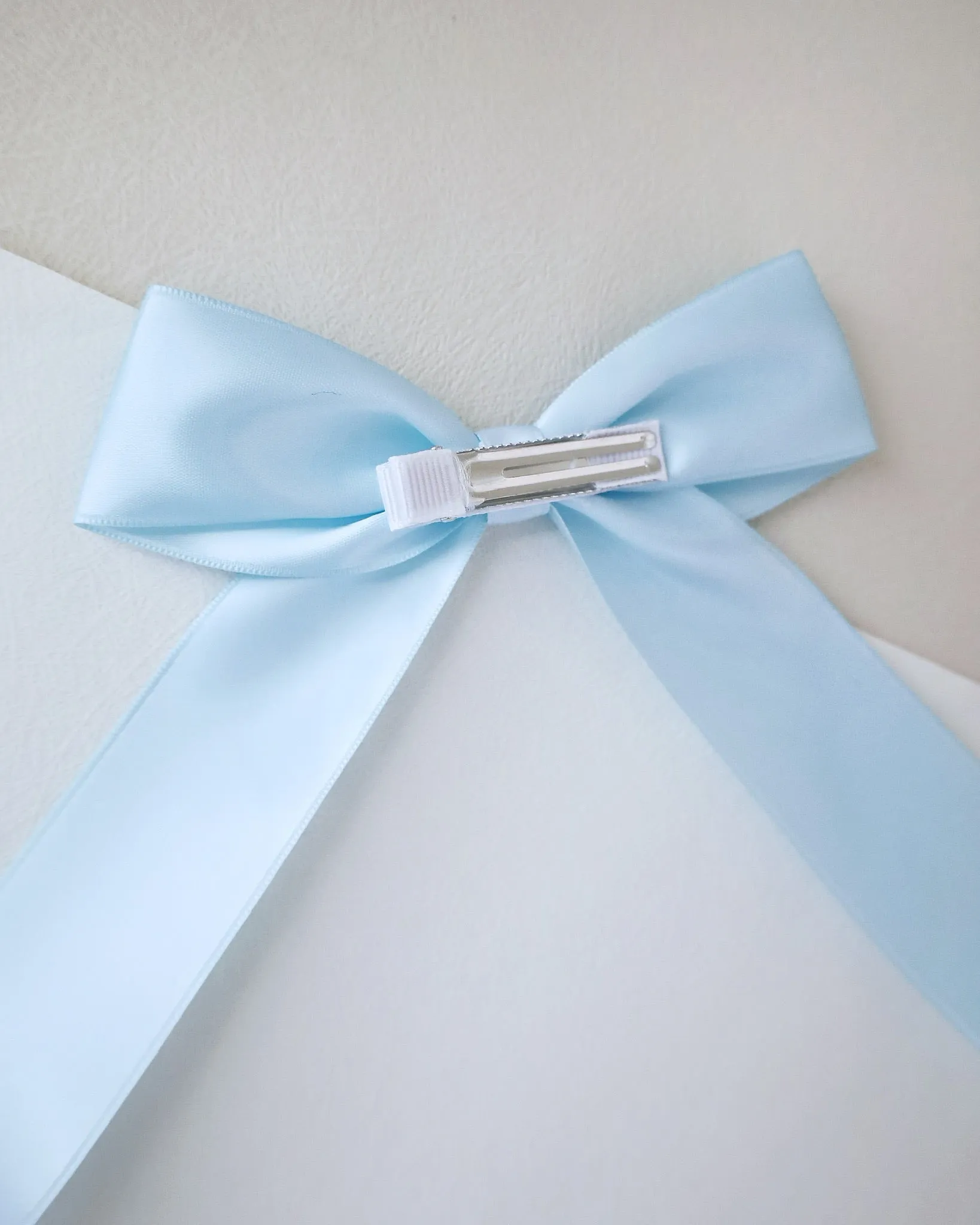Long Tail Satin Hair Bows