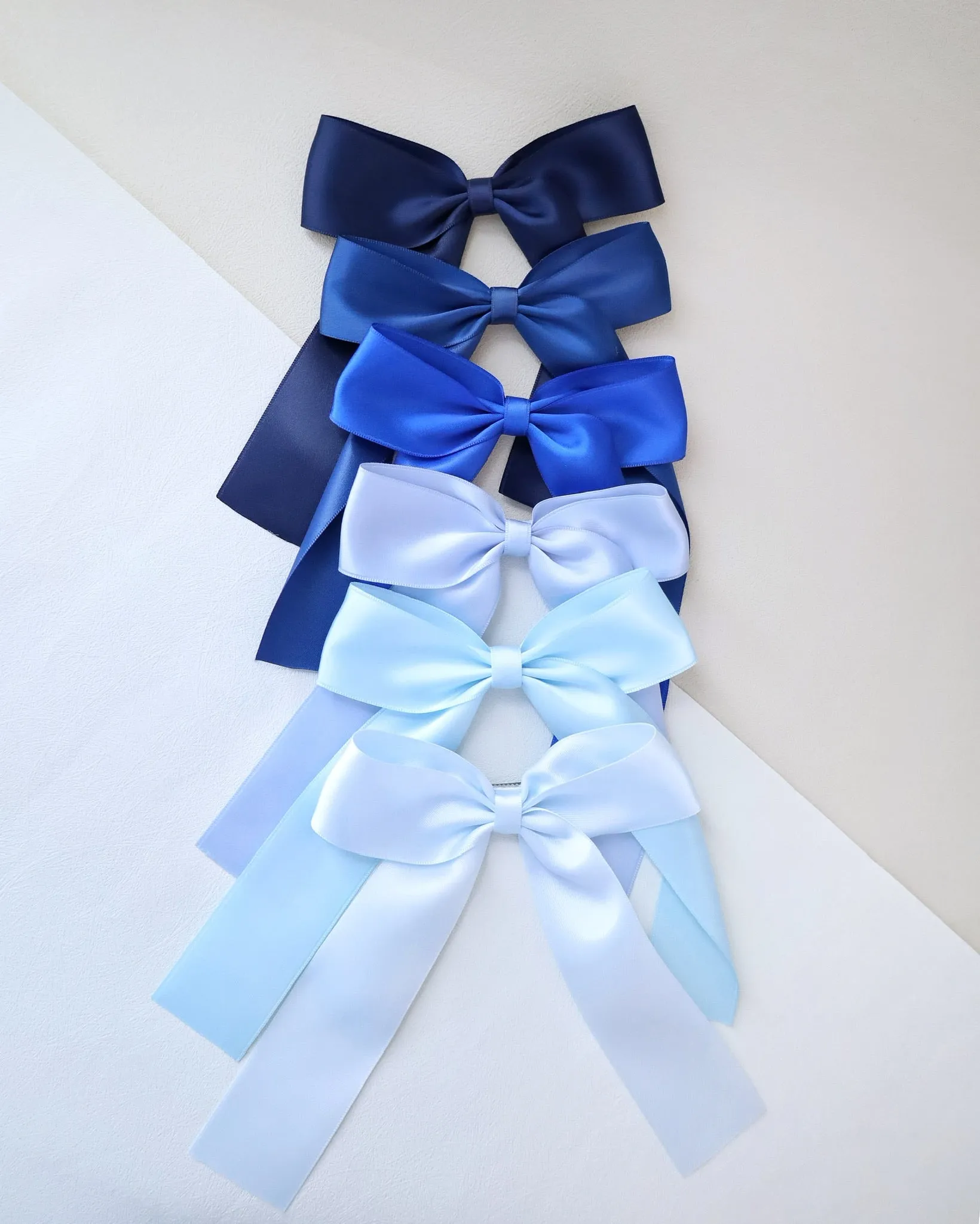 Long Tail Satin Hair Bows