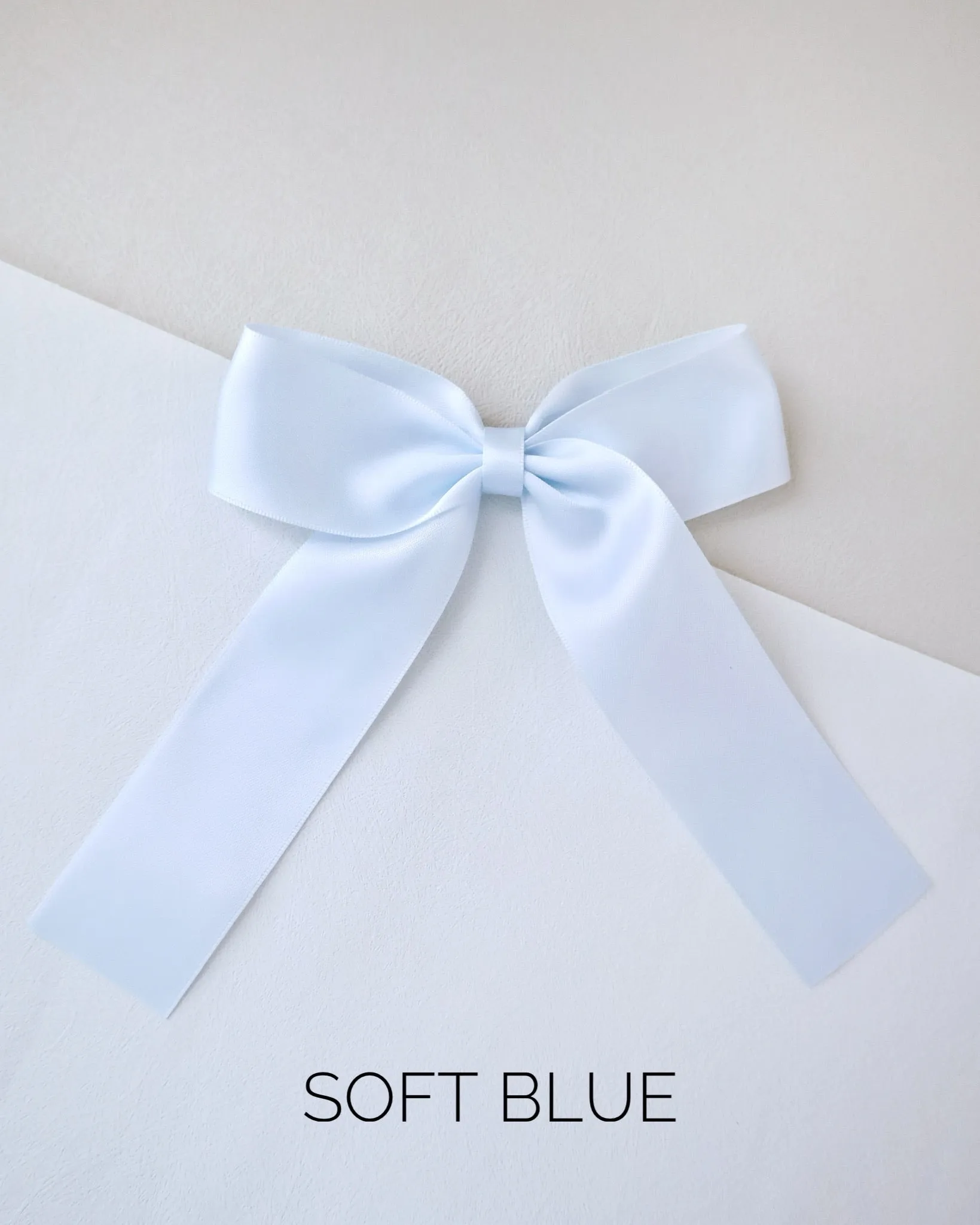 Long Tail Satin Hair Bows