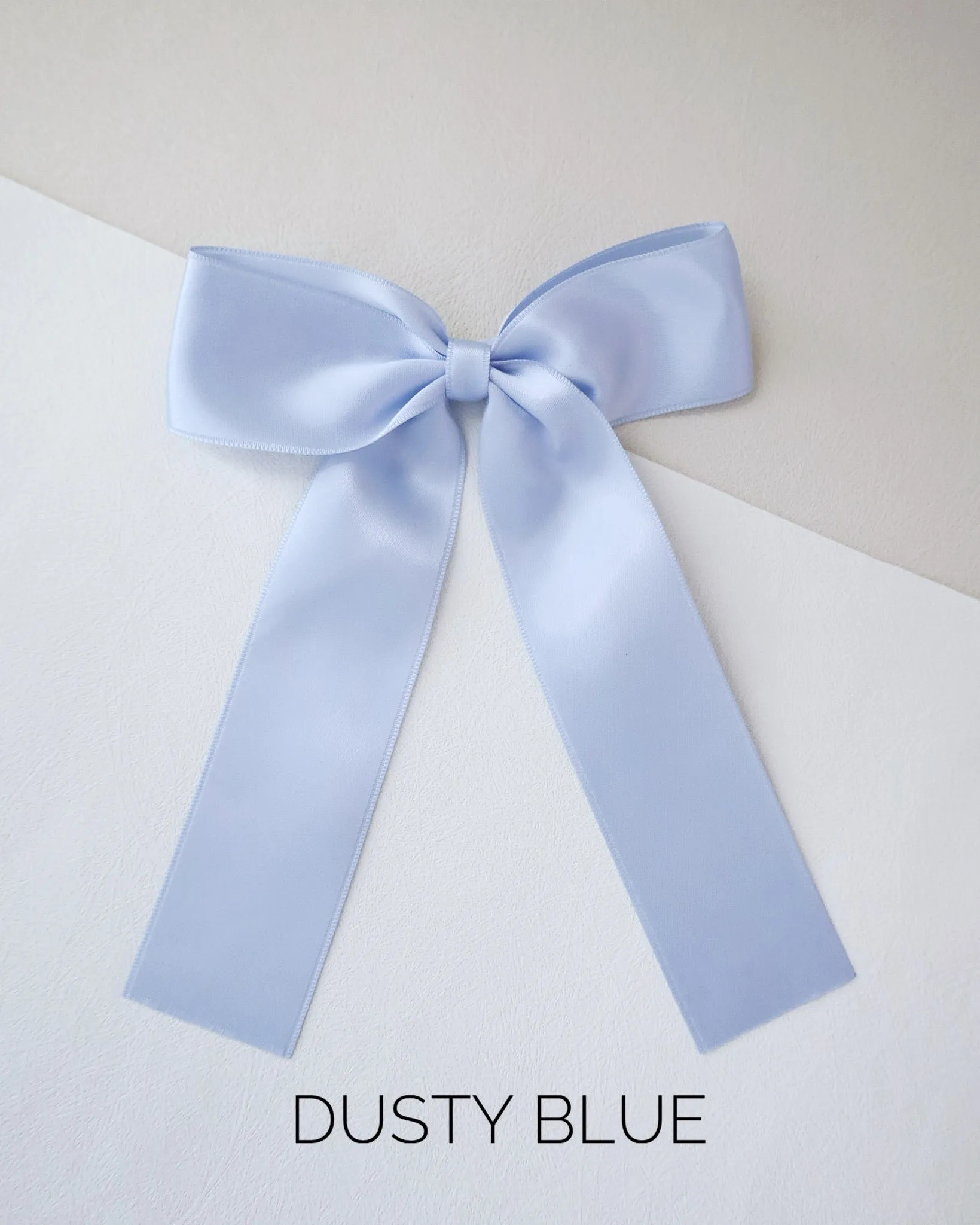 Long Tail Satin Hair Bows