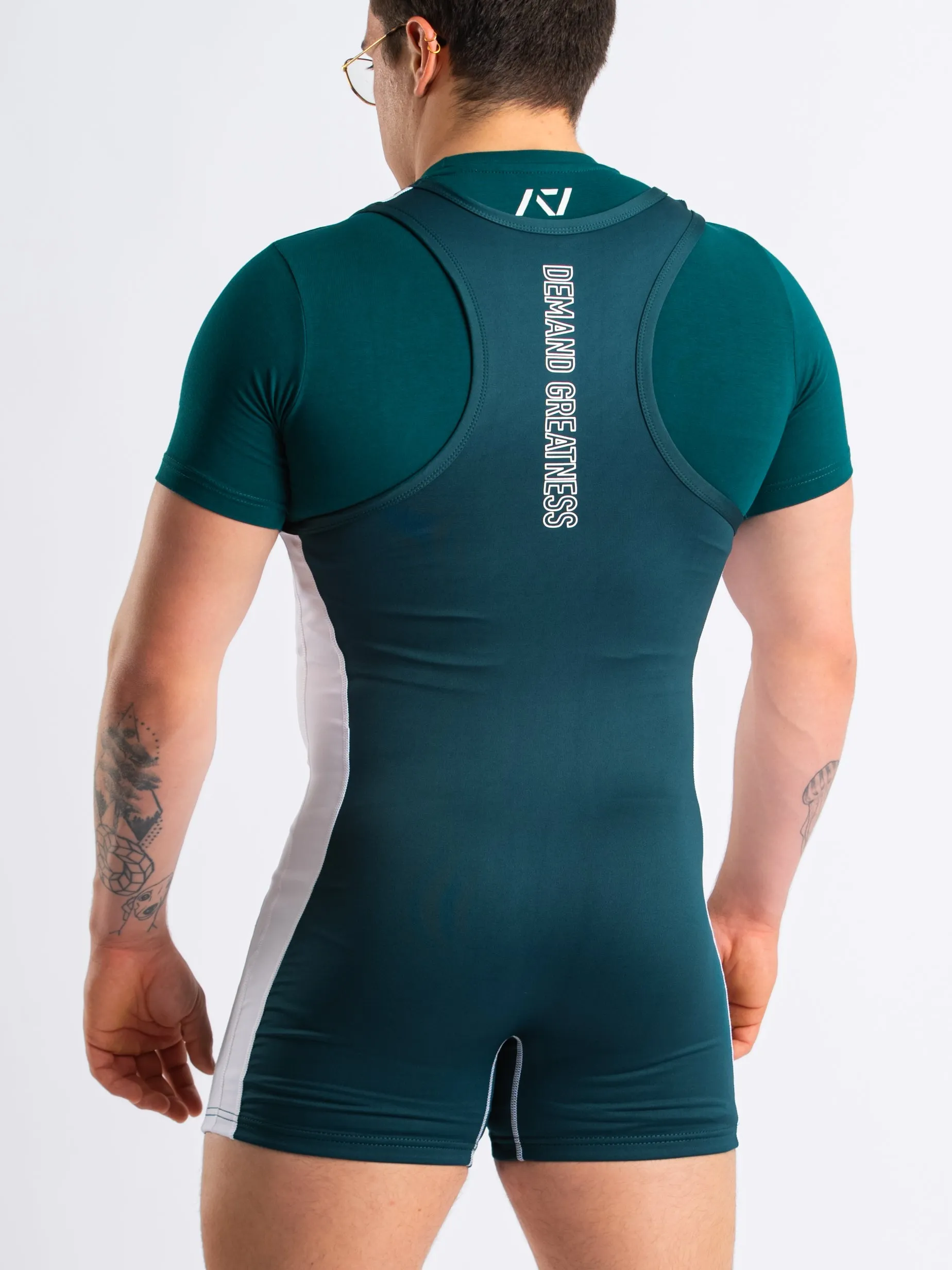 Luno Men's Singlet - Emerald Forás
