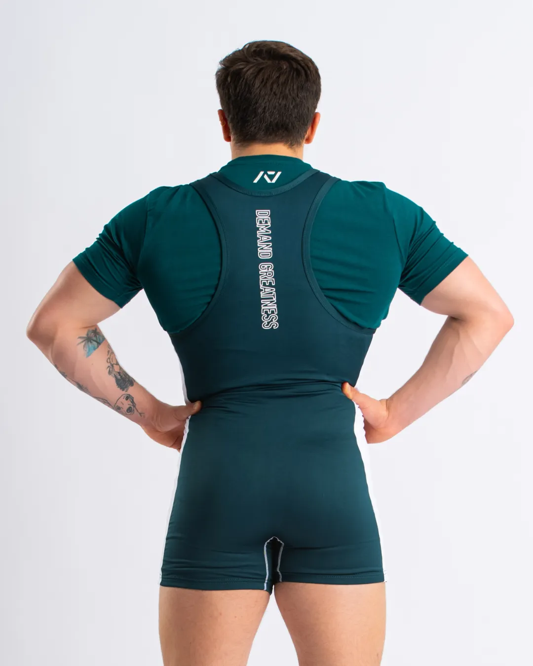 Luno Men's Singlet - IPF Approved - Emerald Forás