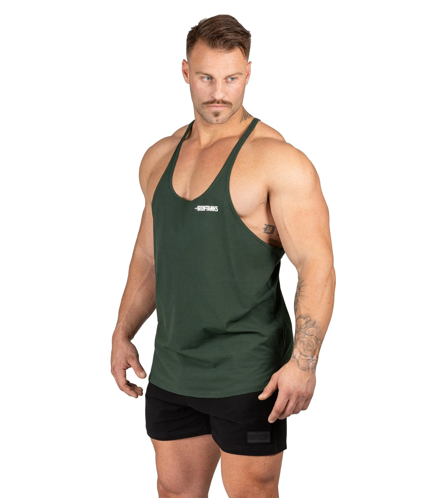 Marauder Stringer Singlet II - Guerrilla Green
