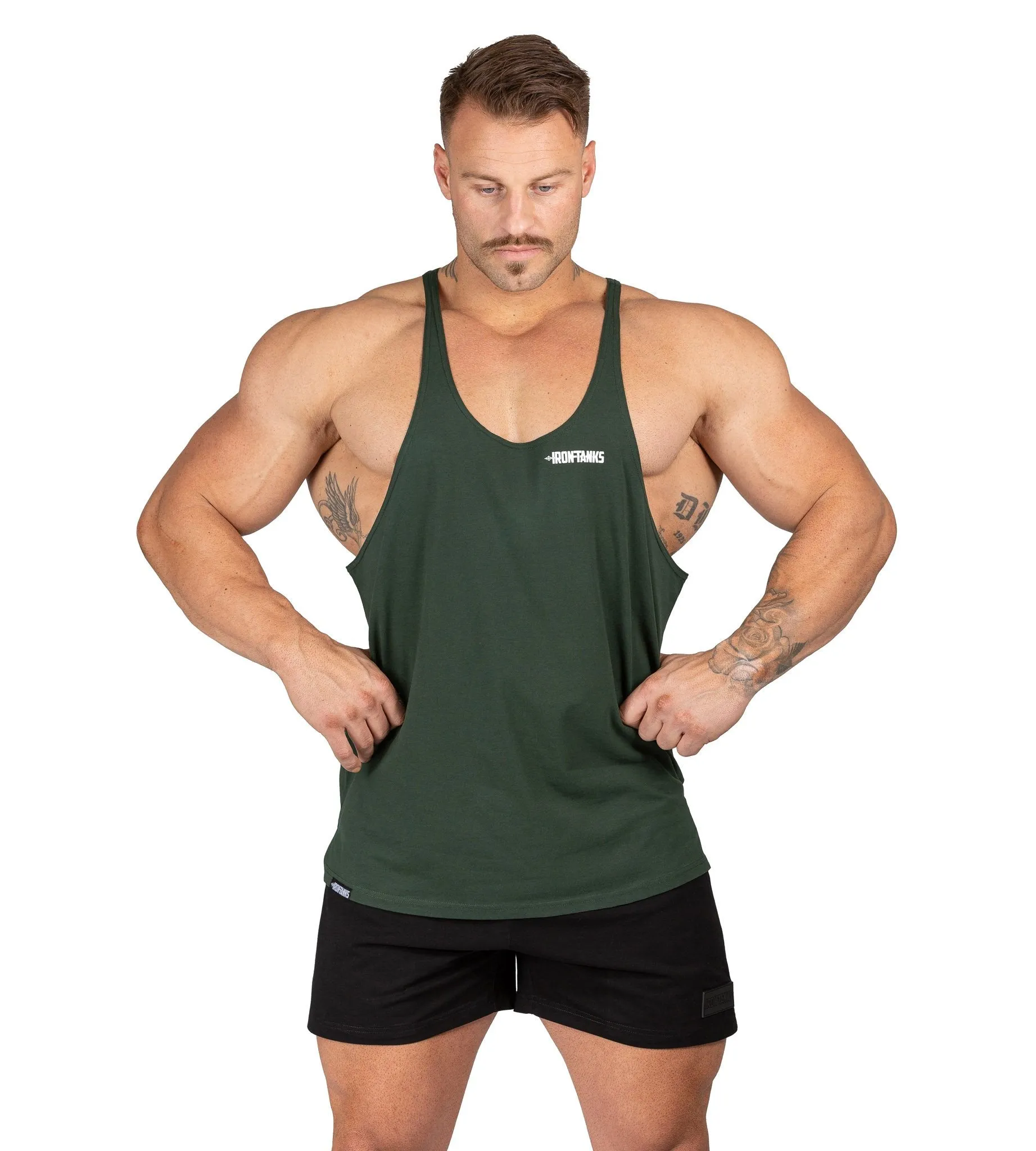 Marauder Stringer Singlet II - Guerrilla Green