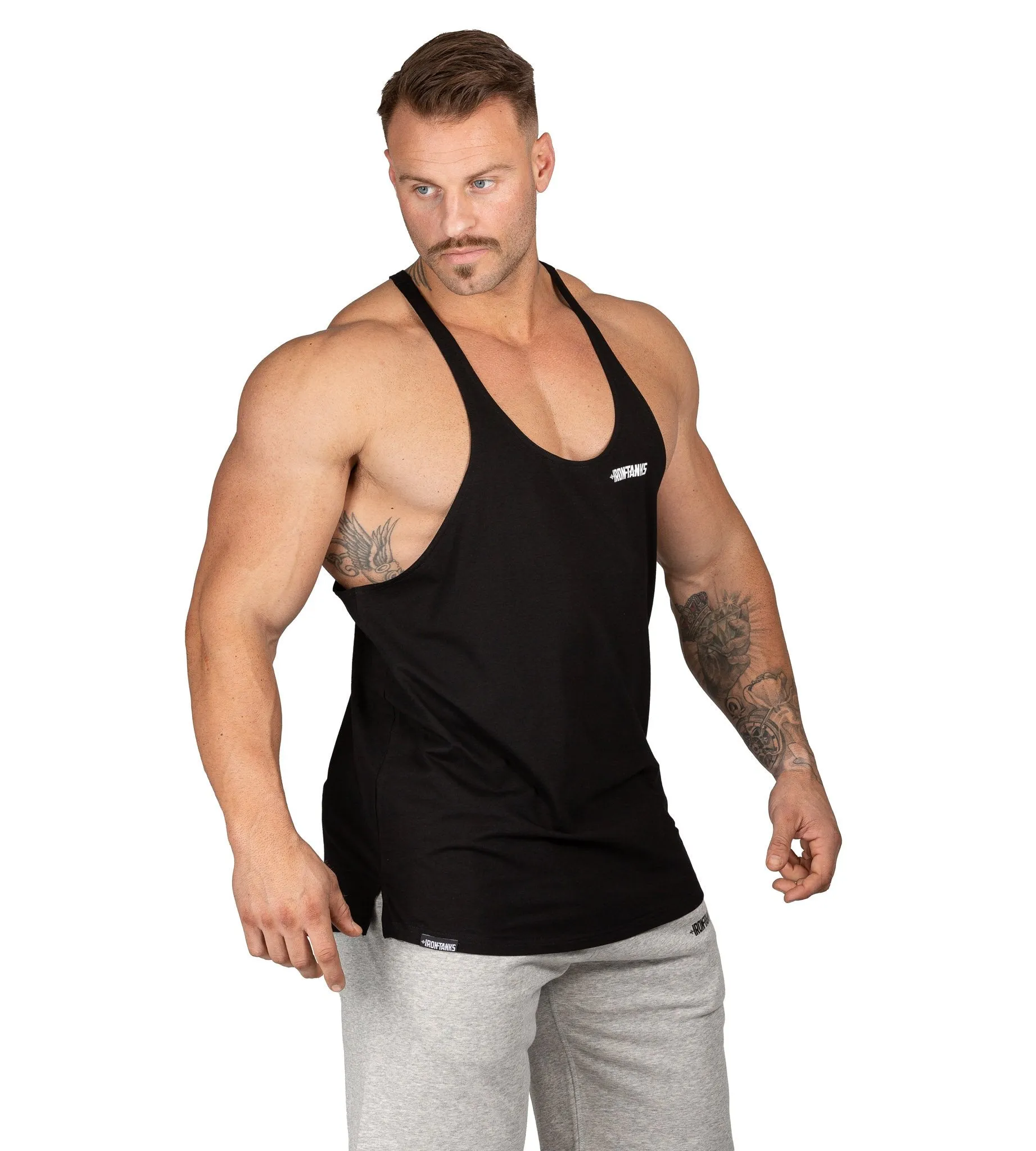 Marauder Stringer Singlet II - Jaguar Black