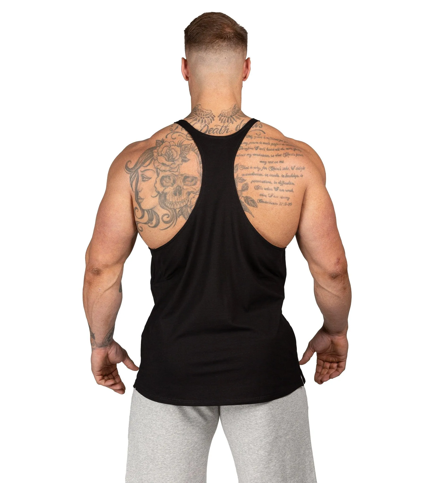 Marauder Stringer Singlet II - Jaguar Black