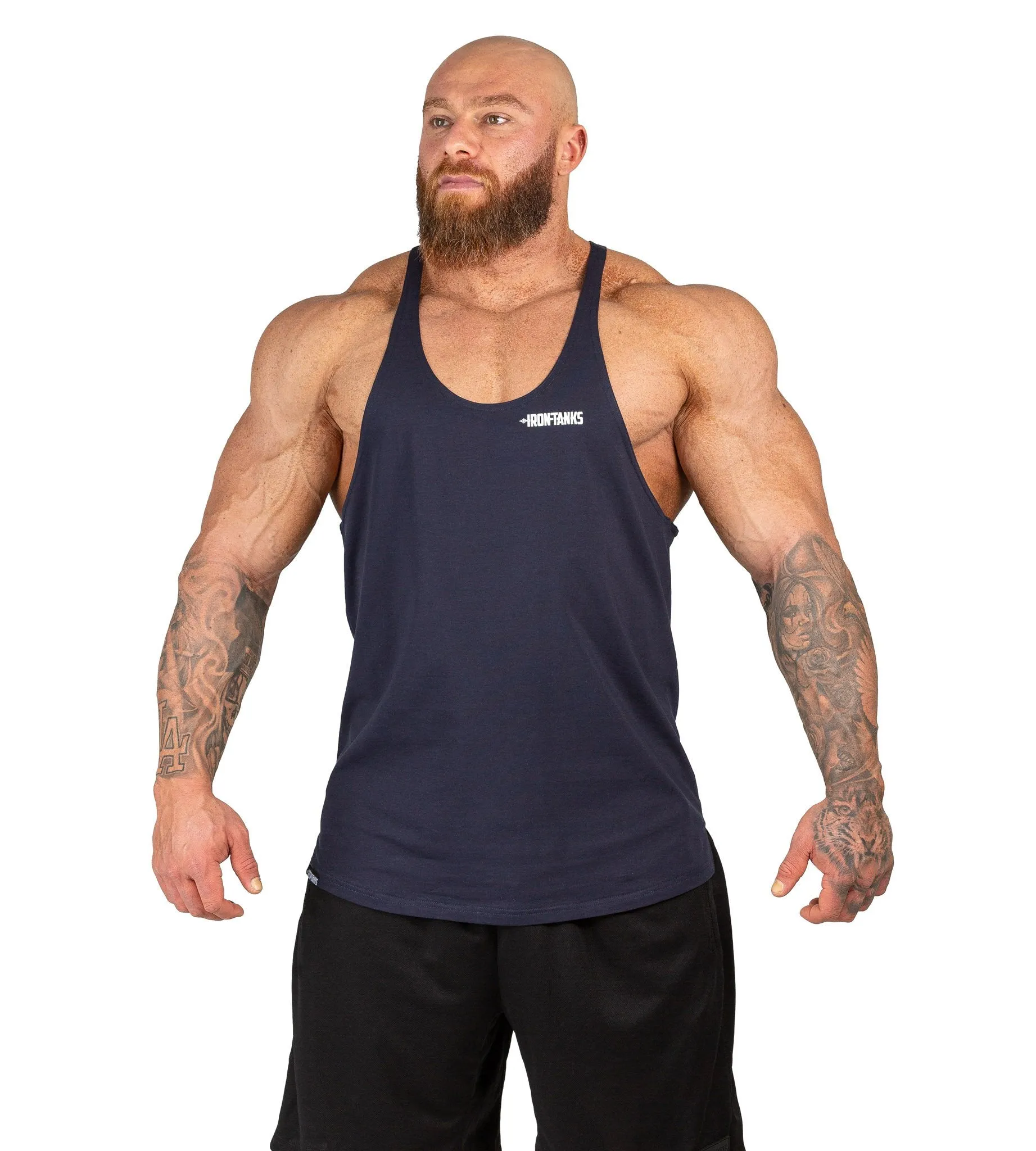 Marauder Stringer Singlet II - Navy Blue