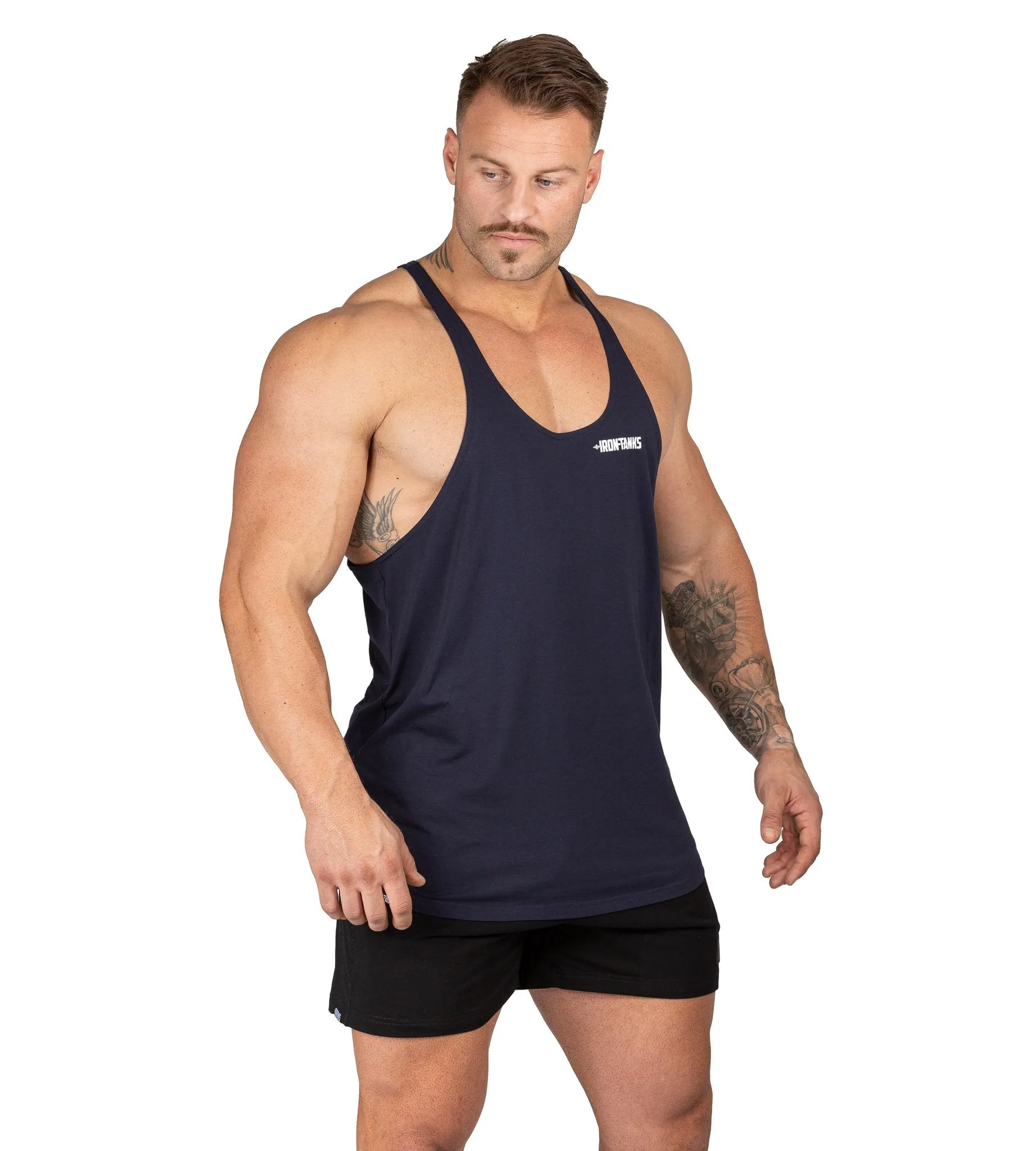 Marauder Stringer Singlet II - Navy Blue