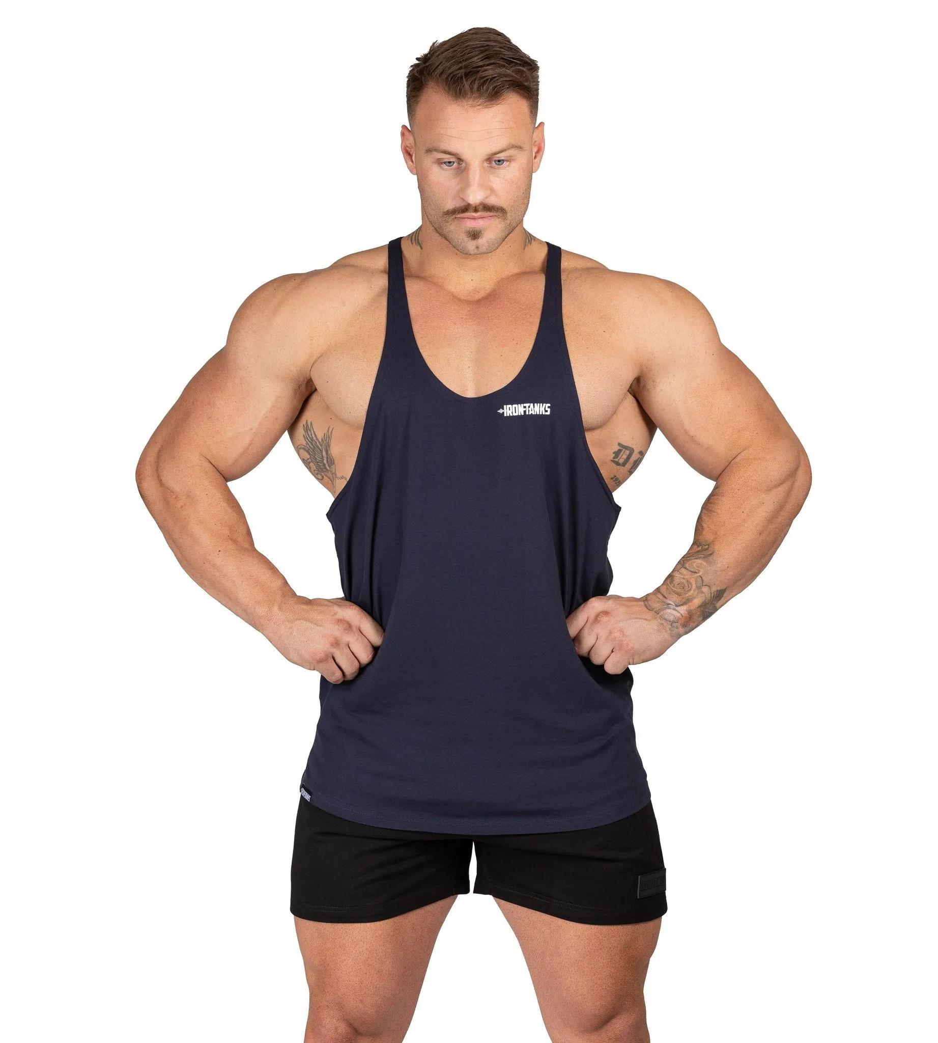 Marauder Stringer Singlet II - Navy Blue