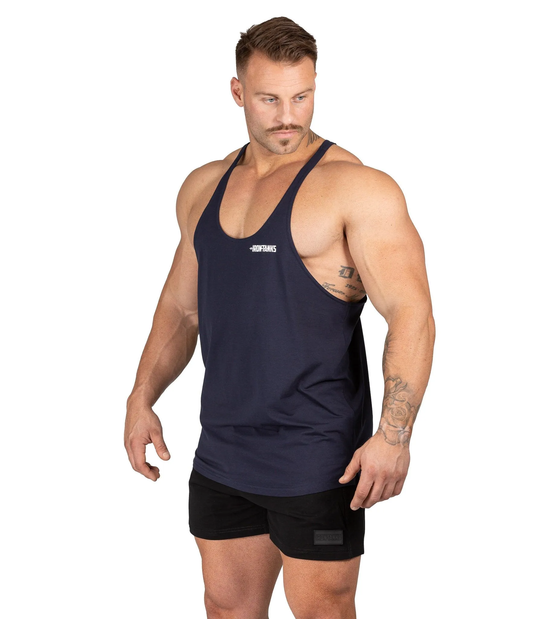 Marauder Stringer Singlet II - Navy Blue