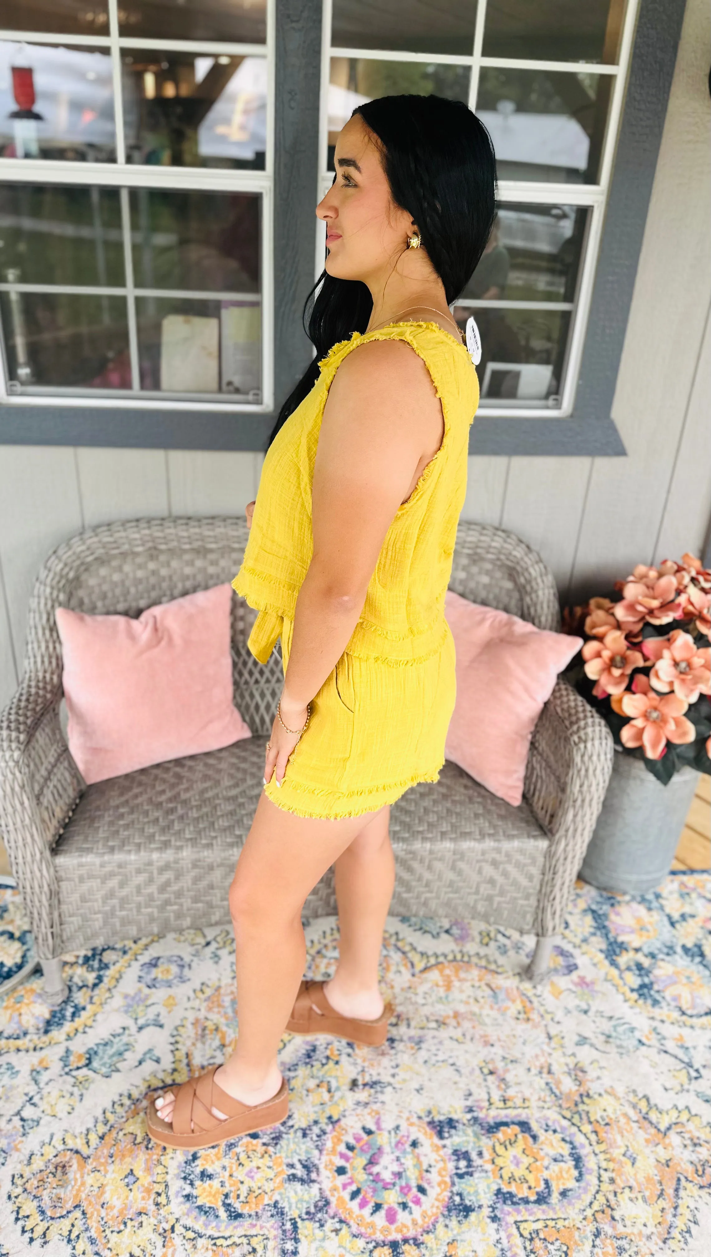 Mustard Matching Gauze Set