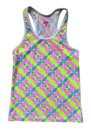 Neon Kaleidoscope Singlet