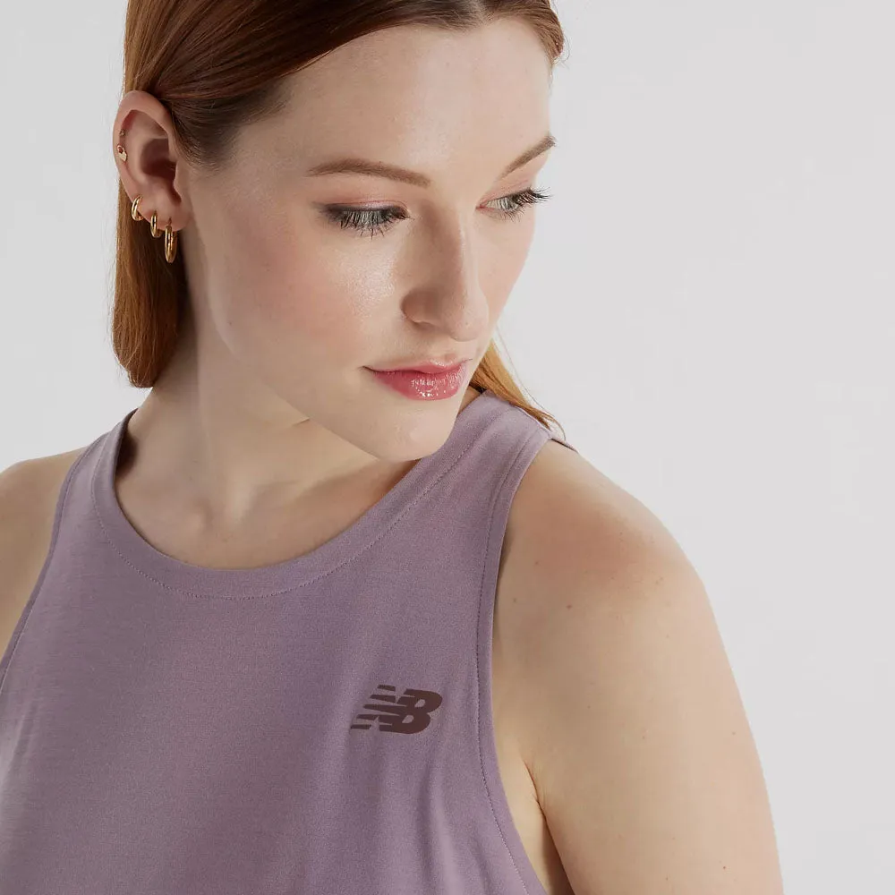 New Balance Womens Drapey Jersey Tank