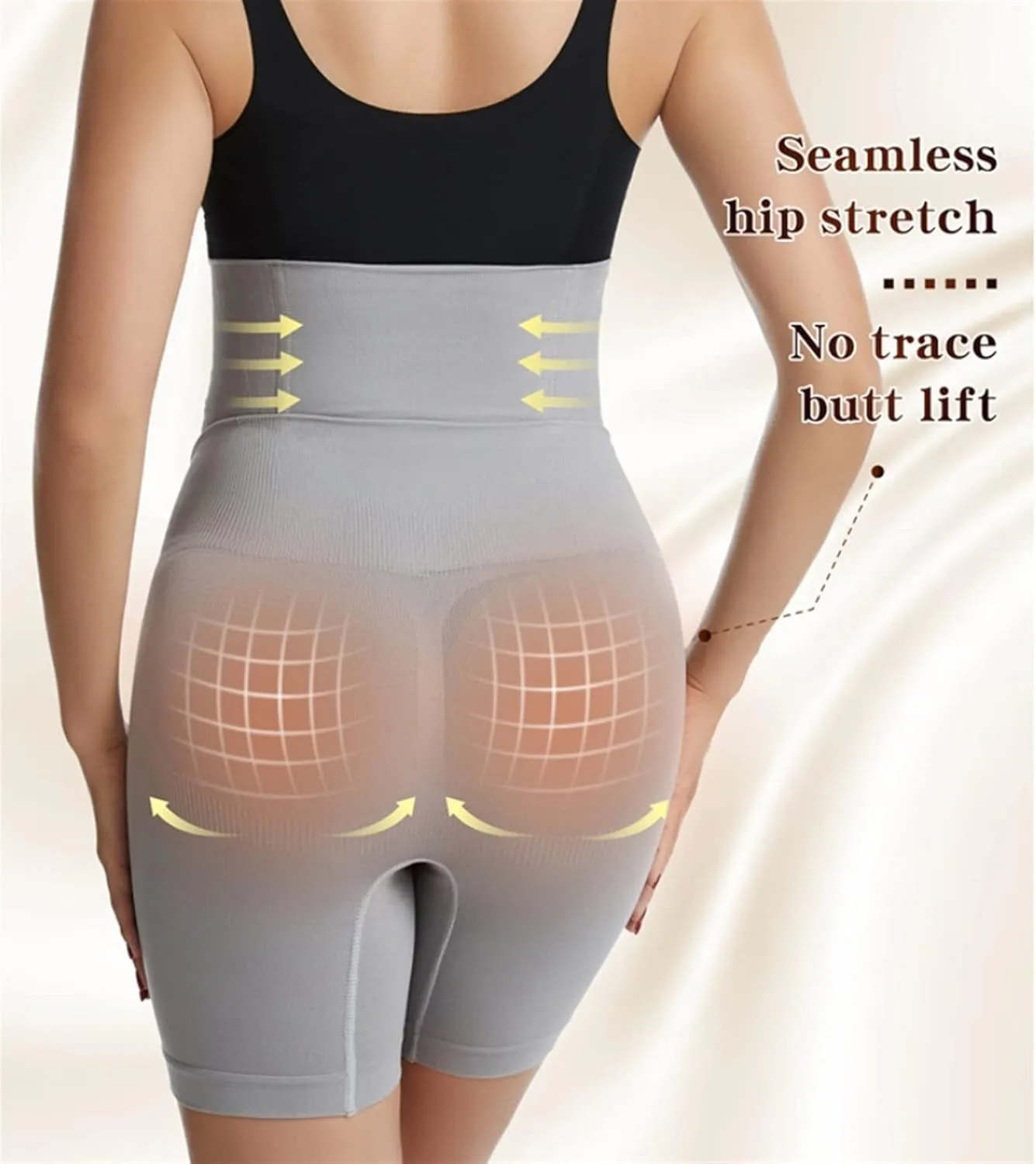 NEW Shapewear for Women Tummy Control, High Waisted Body Shaper Shorts, Waist Trainer Shapewear Butt Lifter (Color : Dark Brown), Sz XL, Fits 31" Waist