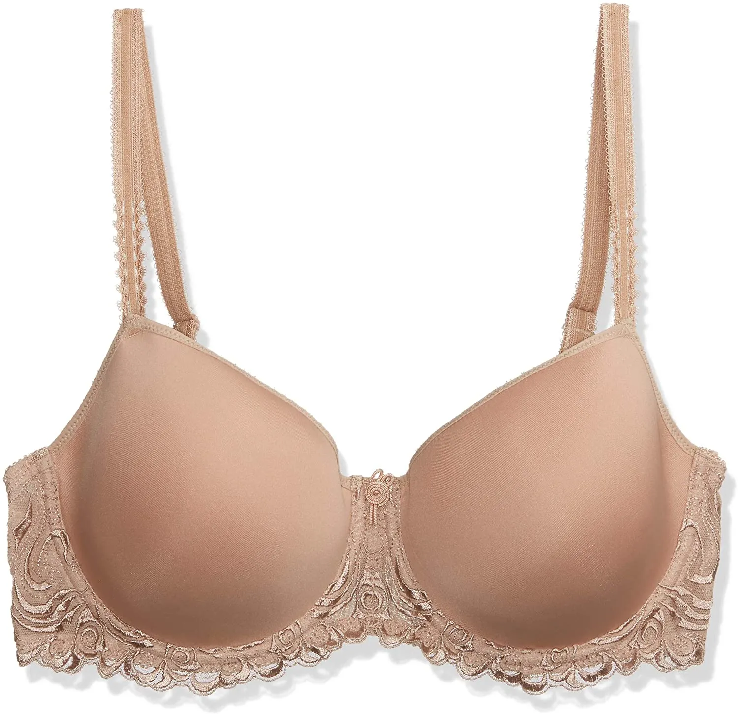 New Wonderbra Women's Underwire Bra with Breathable Spacer Fabric in Toffee, Sz 38D!