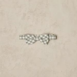 Noralee Bow Tie in Dusty Blue Gingham