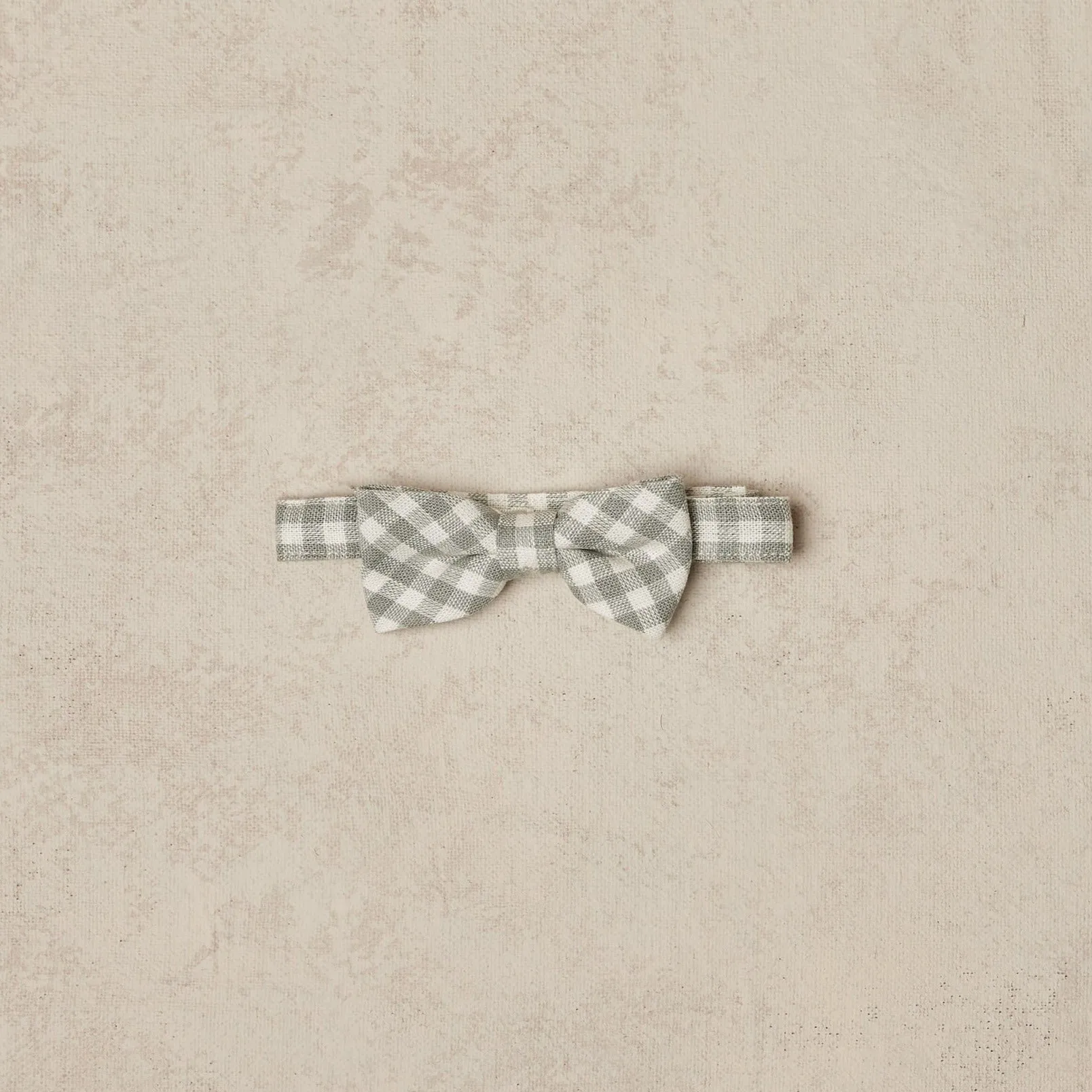 Noralee Bow Tie in Dusty Blue Gingham
