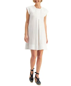 NWT Charter Club Women's Linen Bow Tie-Back A-Line Dress. 100098431MS Medium