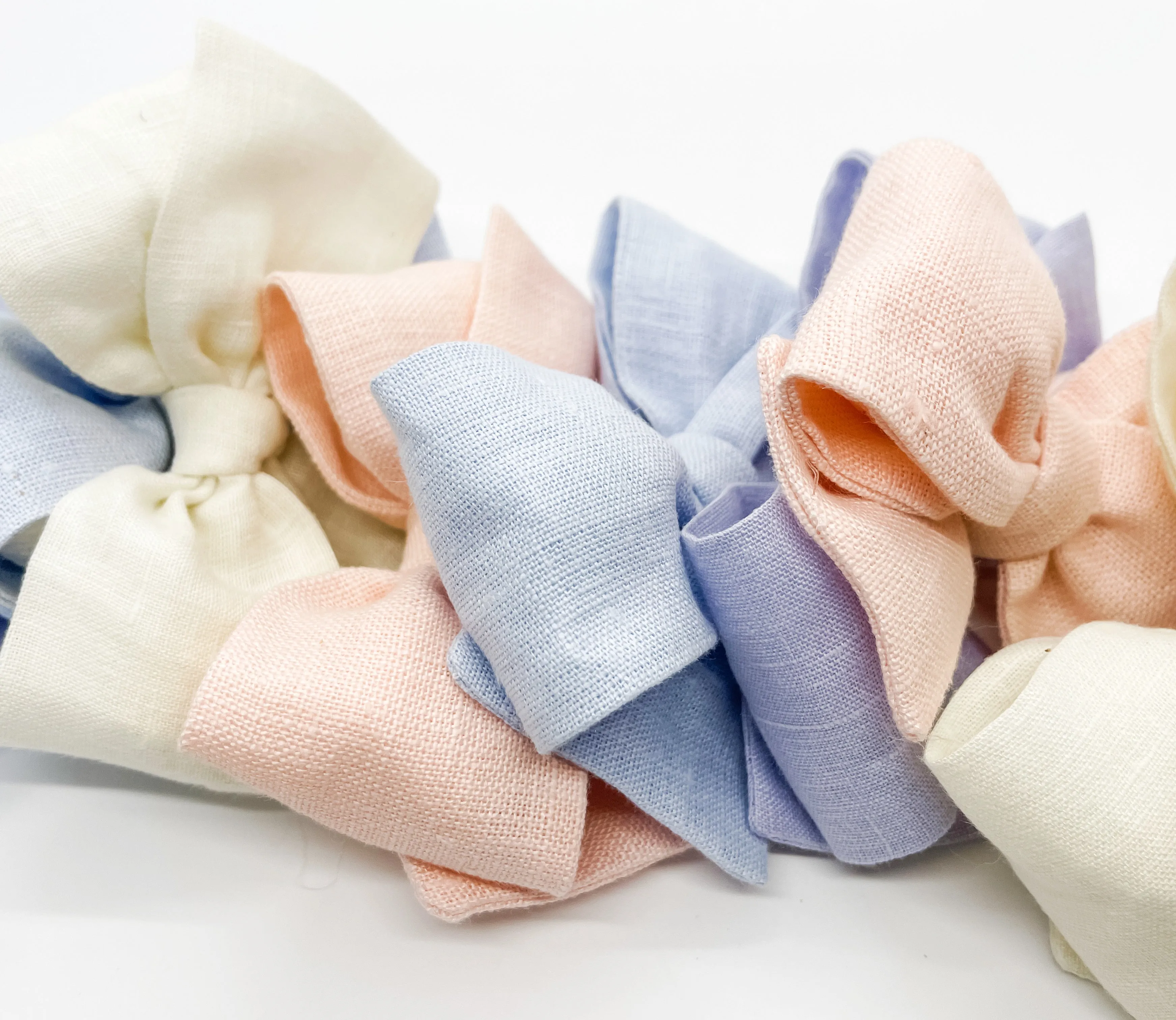 Pastel Blue Linen