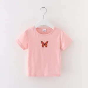 Pastel Butterfly T- Shirt