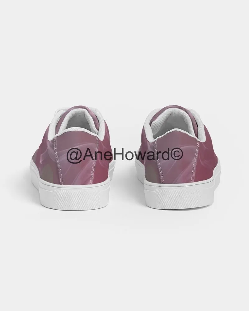 Pink Smoke Women's Faux-Leather Sneaker