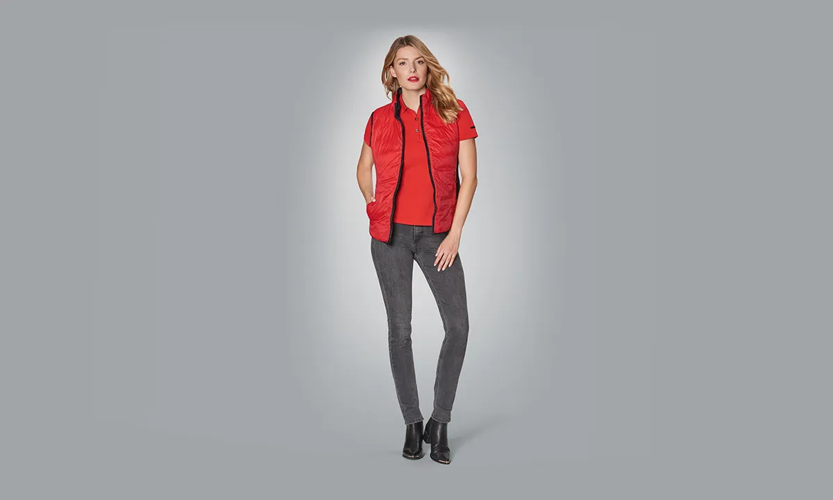Porsche Women's Polo Shirt, Red (NEW 2017)