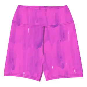 Purple Goo  High-waisted Biker Shorts