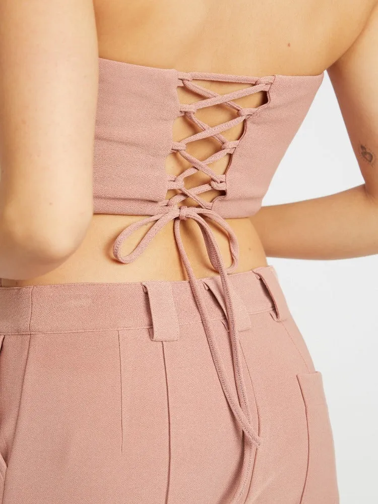 Raisa Back Lace Top