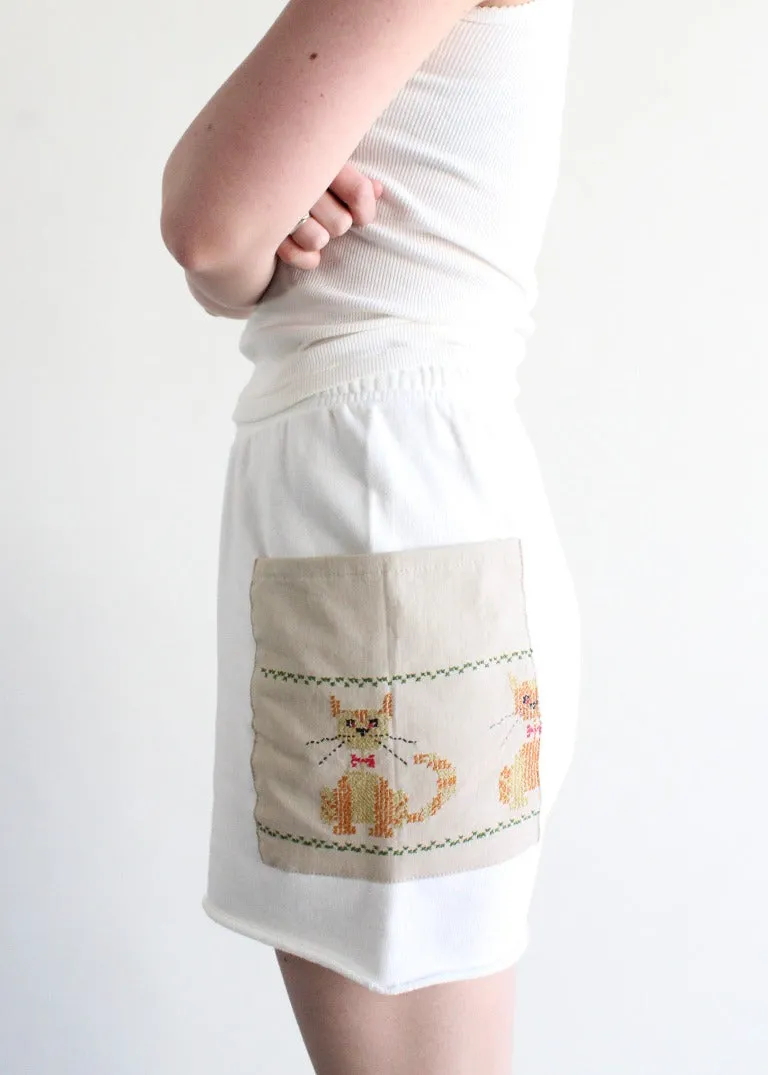 RCYCLD Sweat Short with Embroidered Side Pocket