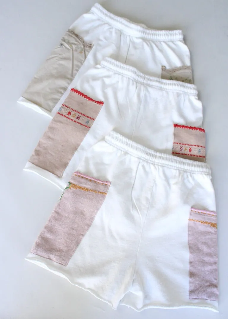 RCYCLD Sweat Short with Embroidered Side Pocket