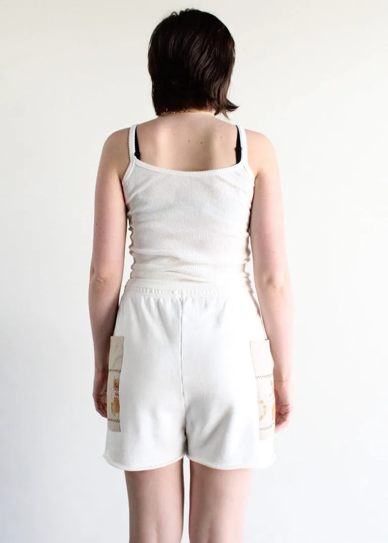RCYCLD Sweat Short with Embroidered Side Pocket