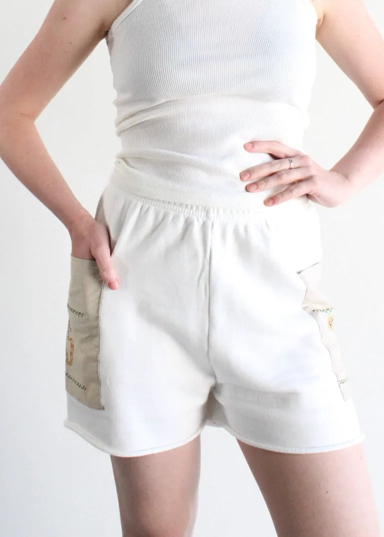 RCYCLD Sweat Short with Embroidered Side Pocket