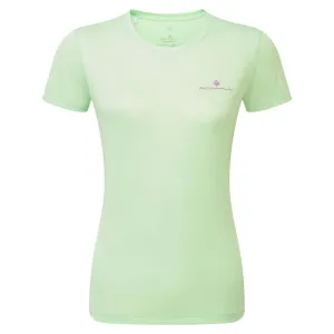 Ronhill Tech Short Sleeve Tee (Womens) - Honeydew/Fuchsia