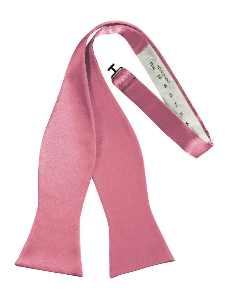 Rose Petal Luxury Satin Bow Tie