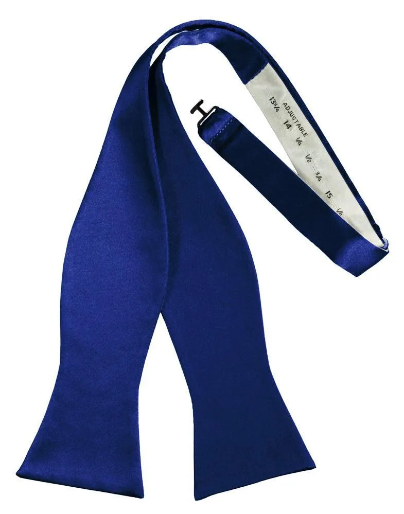 Royal Blue Luxury Satin Bow Tie