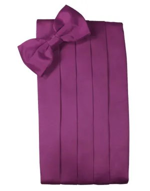 Sangria Luxury Satin Cummerbund