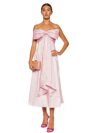 Scarlett Bow Embellished Midi Dress