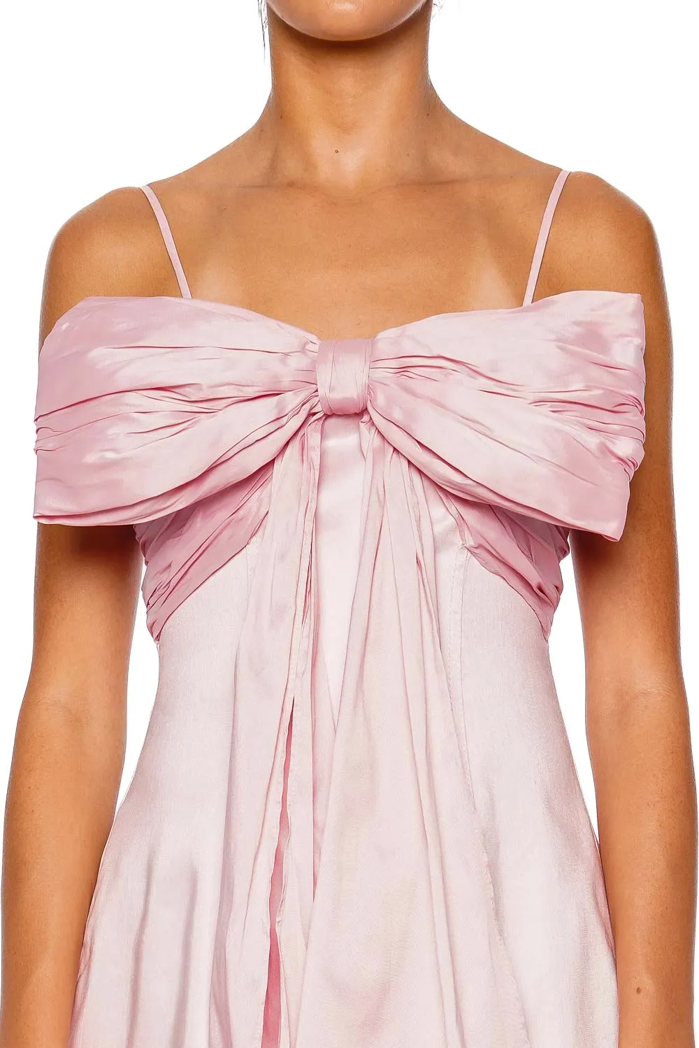 Scarlett Bow Embellished Midi Dress