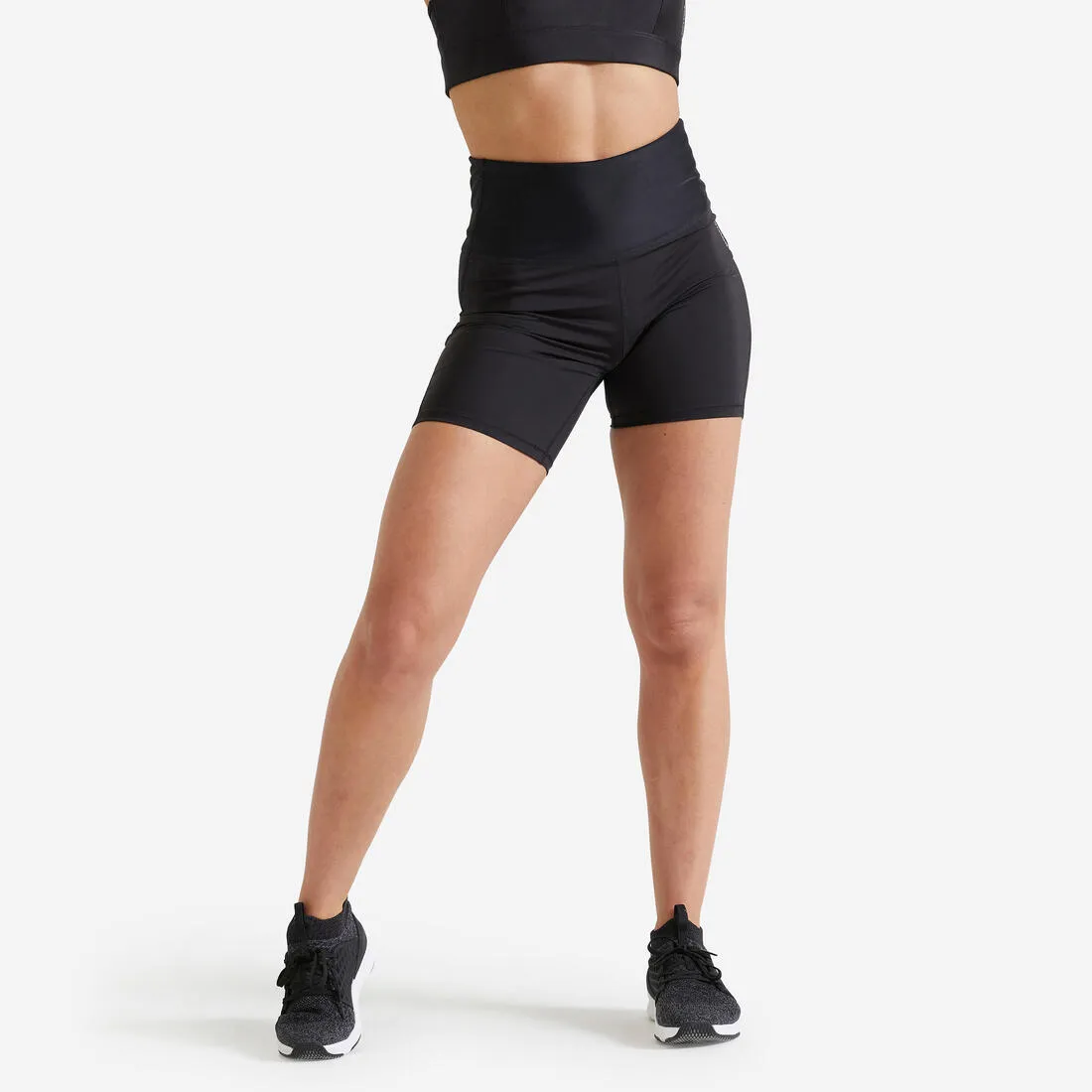 Shaping High-Waisted Fitness Cardio Shorts