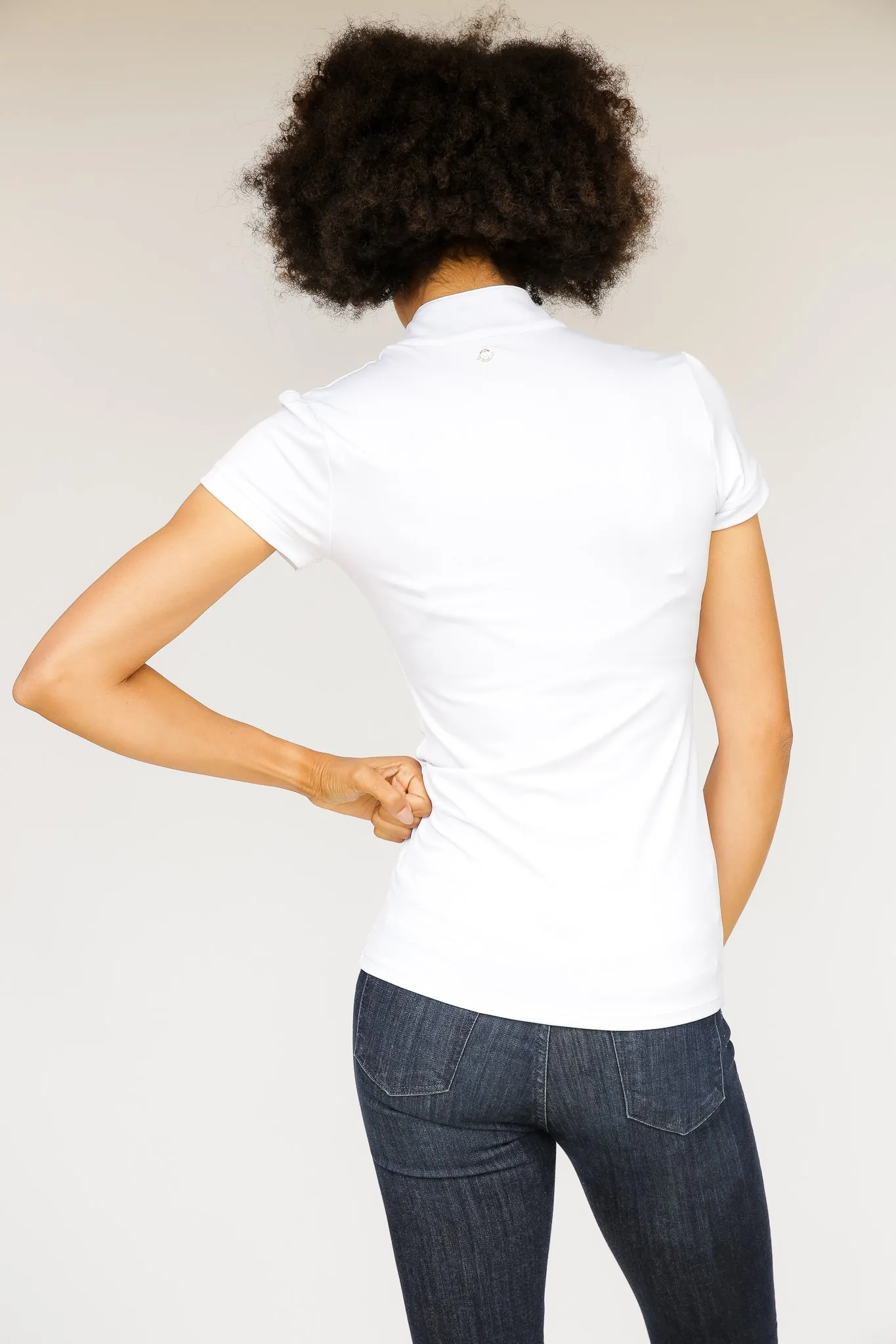 Short Sleeve Gianna Shirt - Arctic White
