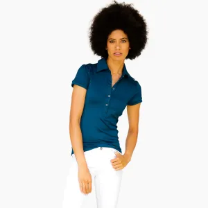 Short Sleeve Katherine Shirt - Moroccan Blue