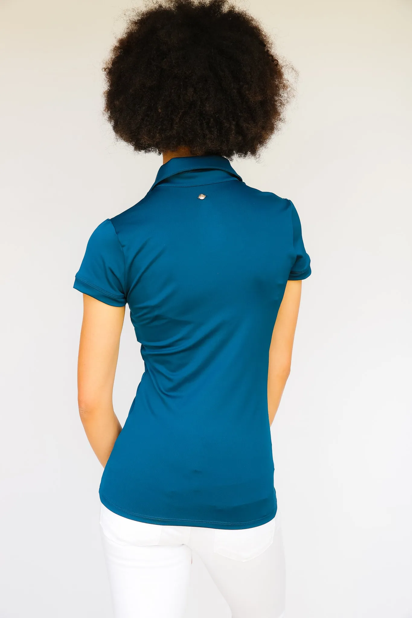 Short Sleeve Katherine Shirt - Moroccan Blue