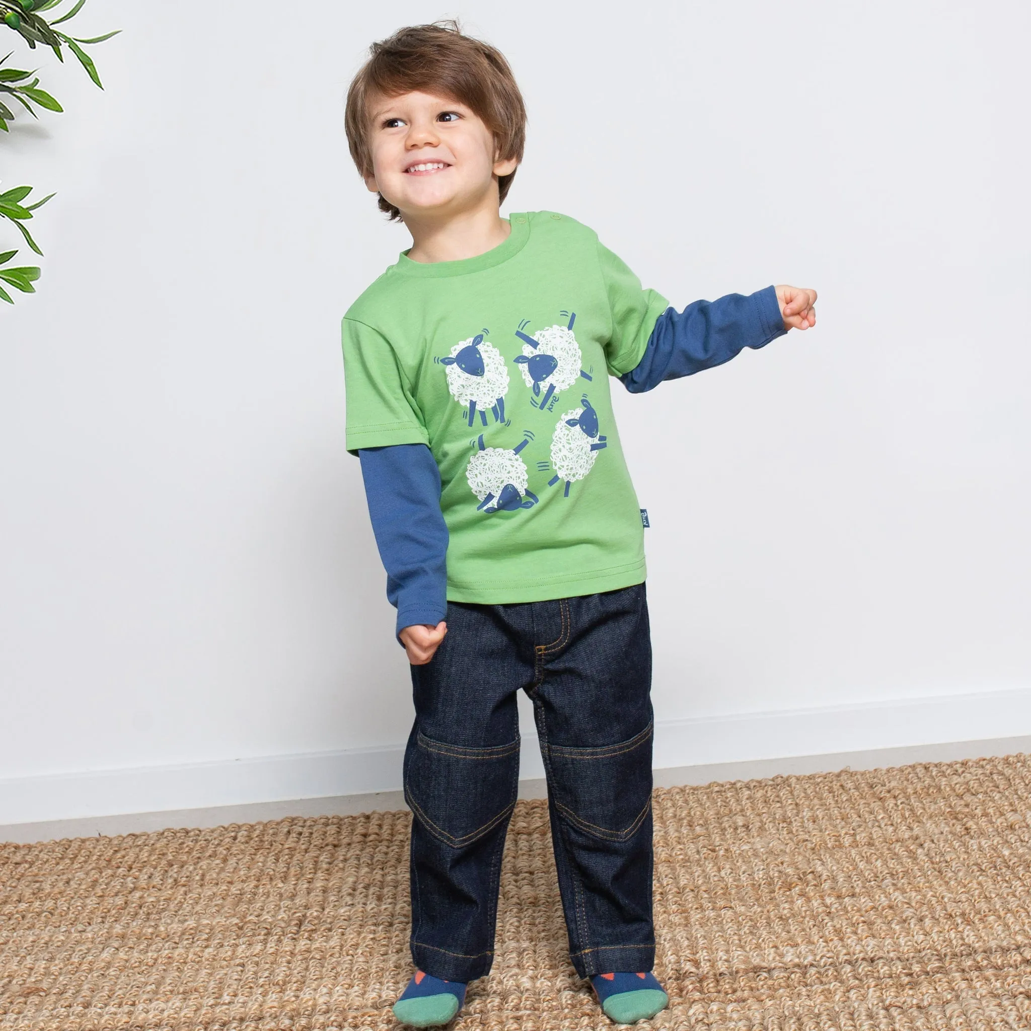 Stretch denim pull ons