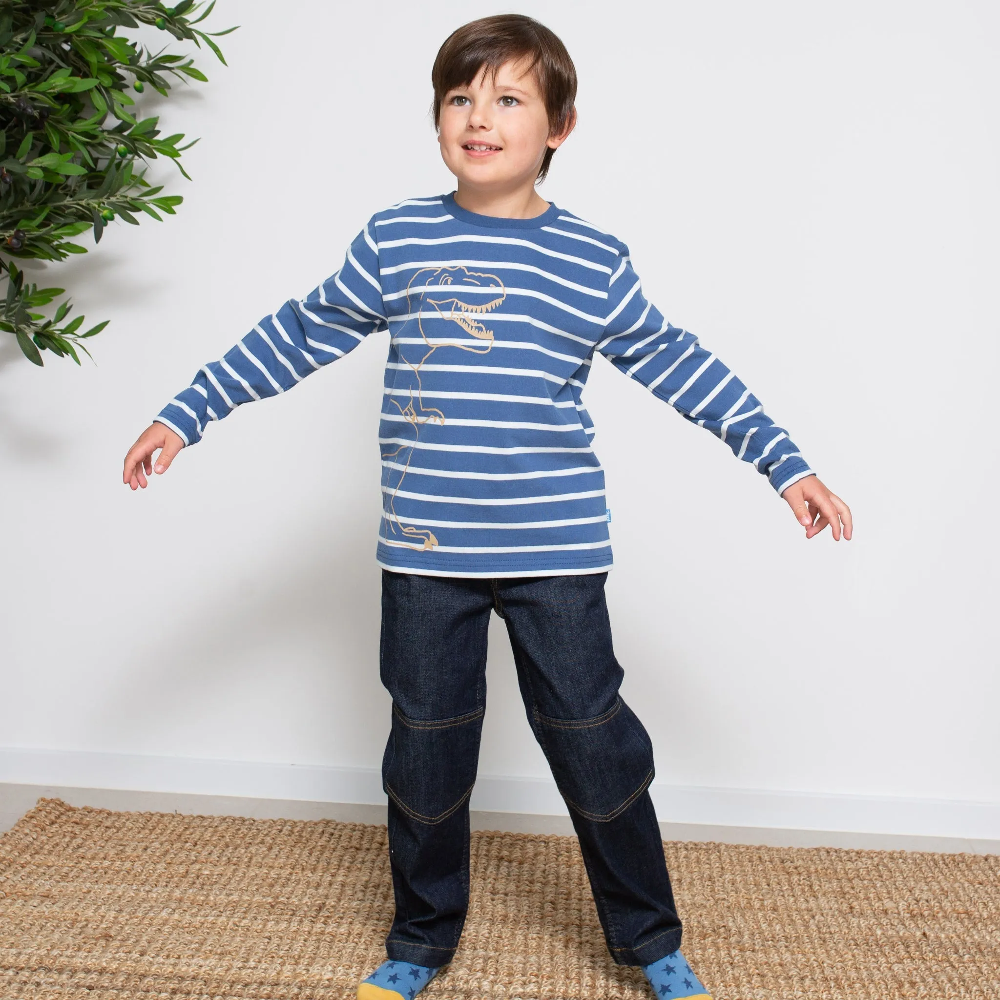 Stretch denim pull ons