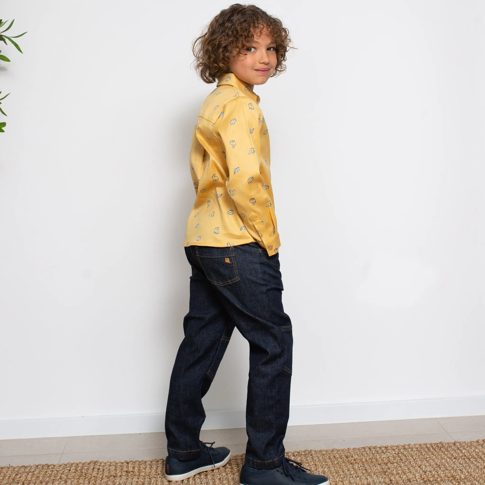 Stretch denim pull ons
