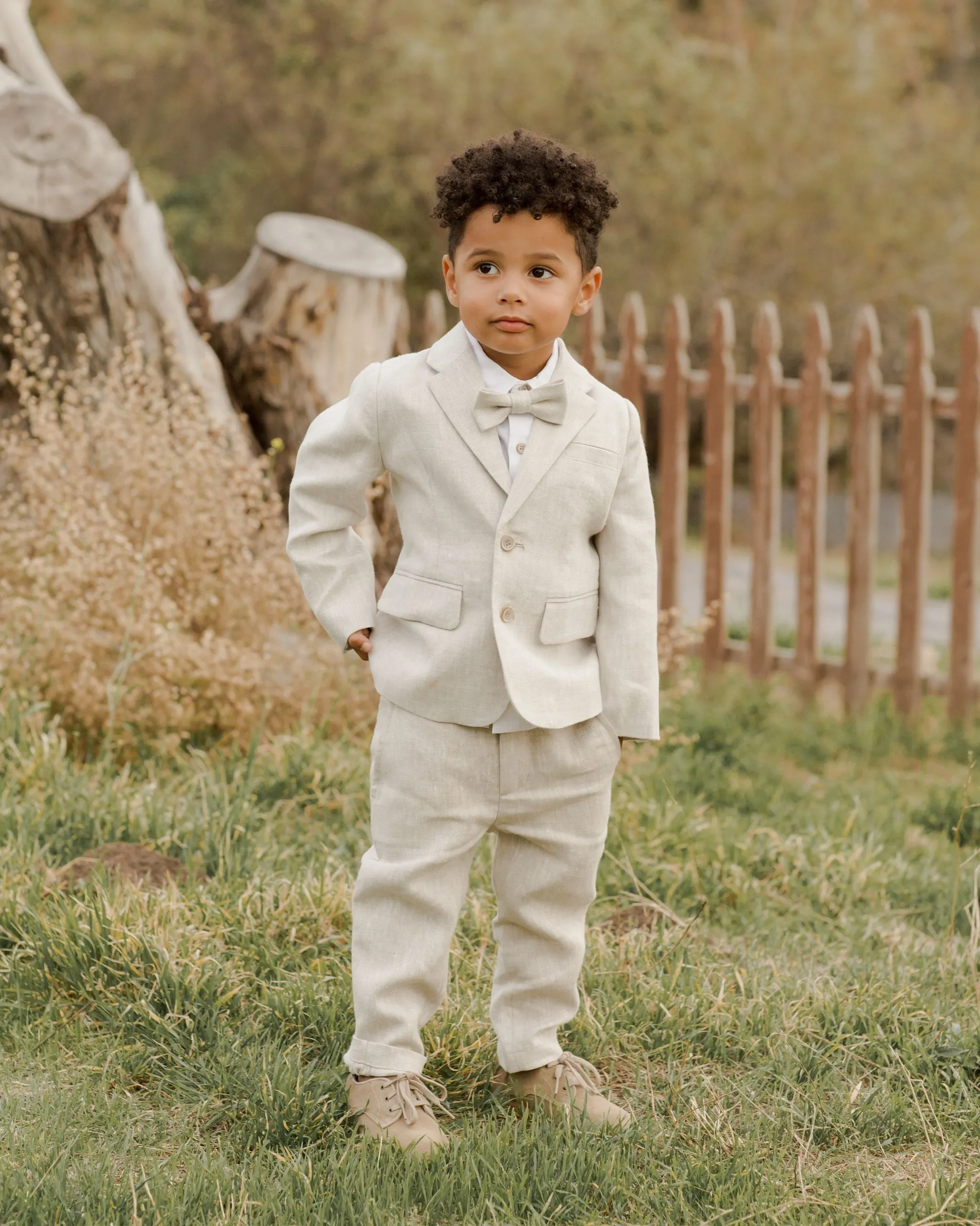 The Bow Tie by Noralee - Linen - KIDS