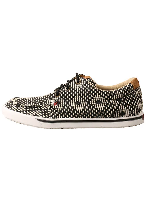 Twisted X Women's Hooey Loper-Black/White