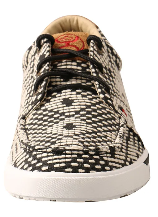 Twisted X Women's Hooey Loper-Black/White