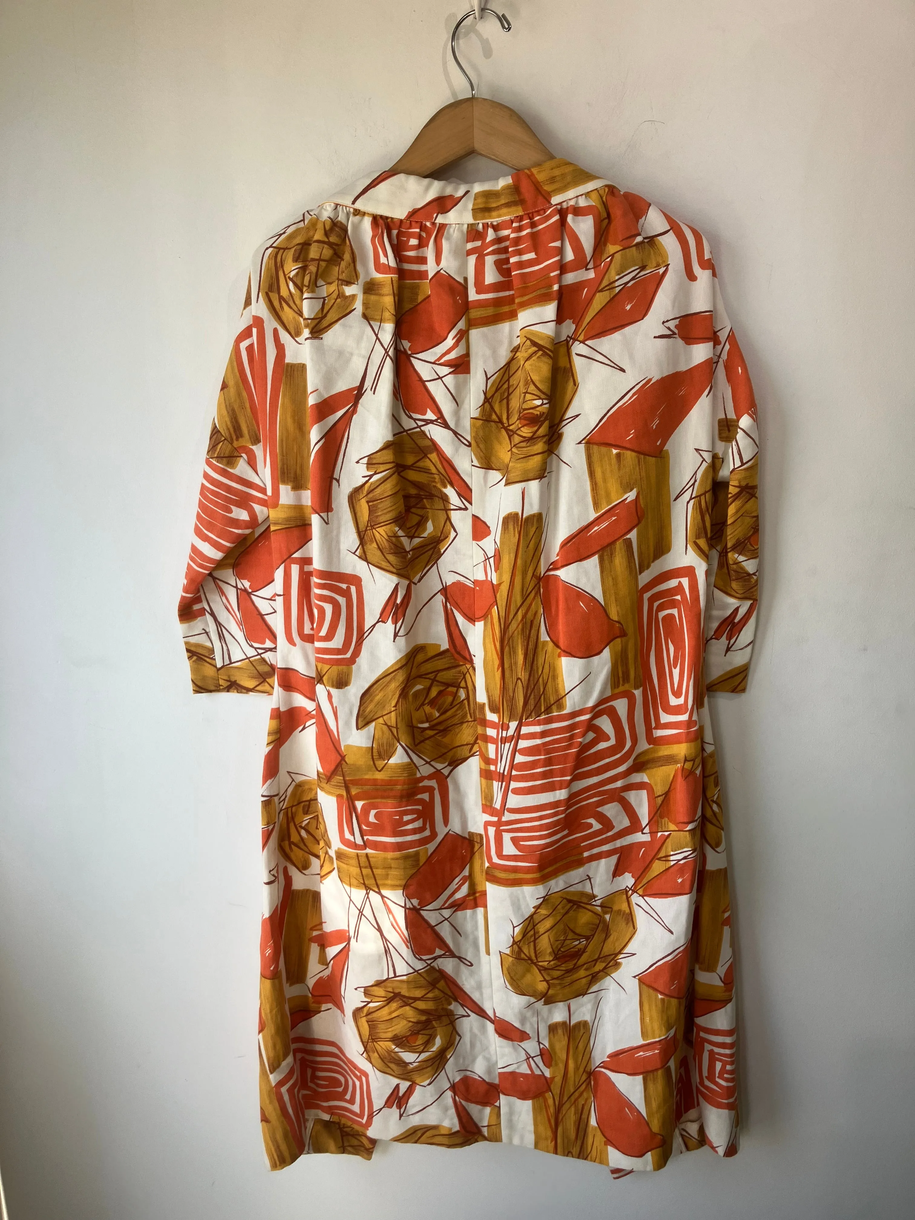 Vintage Marni Orange Print Linen Jacket