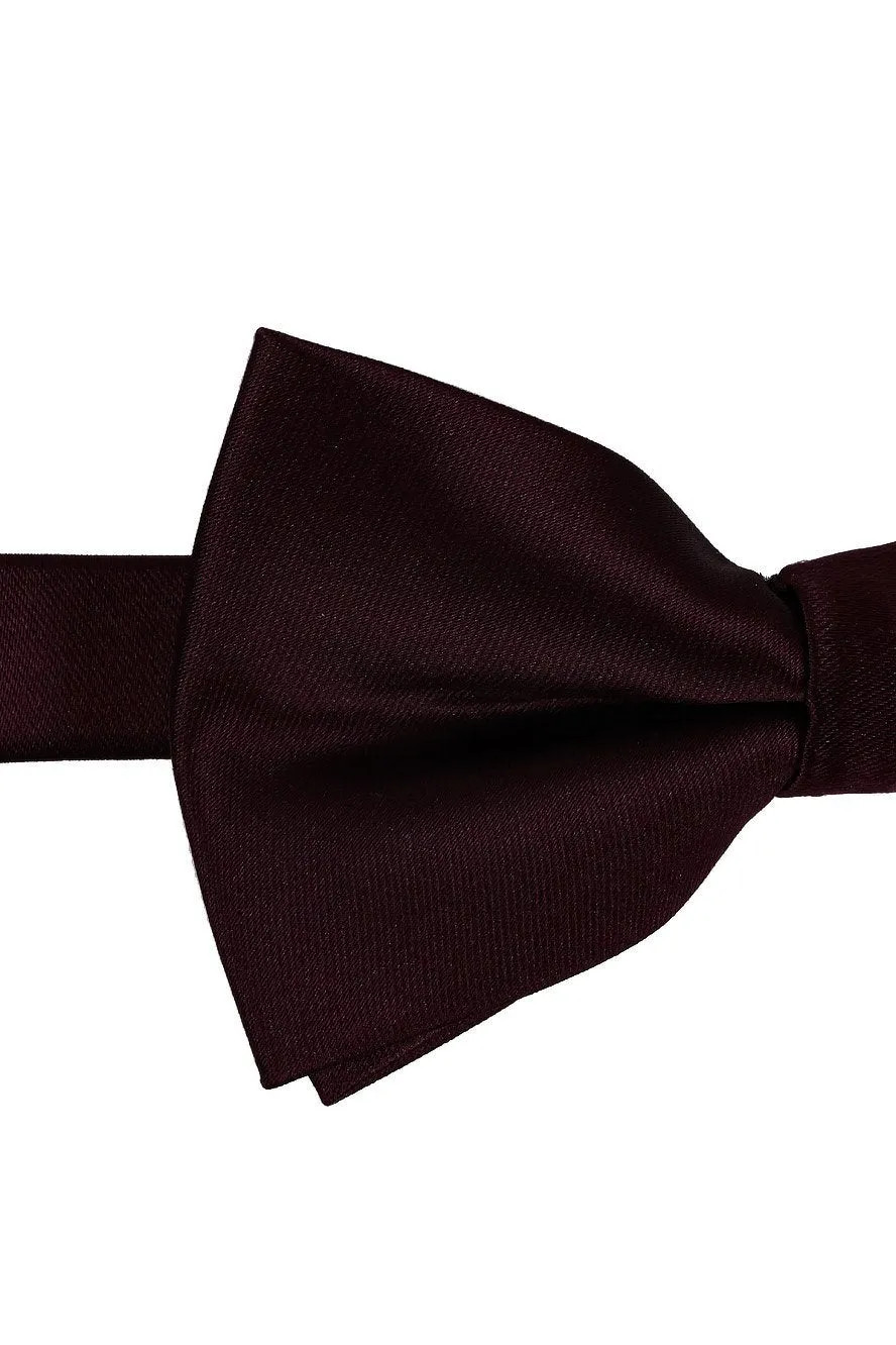 Wine Eternity Bow Tie